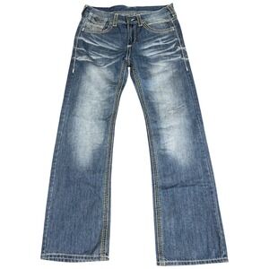 Xtreme Couture Jeans Men's 30x31‎ Medium Denim Grunge Y2K Distressed Streetwear